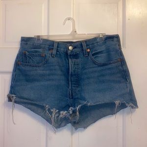 Levi High waisted Jean Shorts